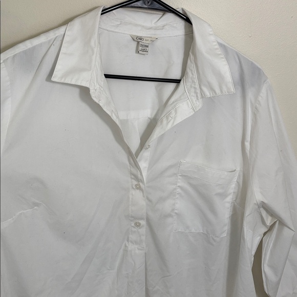 Cato Crisp White Collared Shirt - Picture 4 of 7
